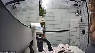 Mrs. Joanne Tanner a Real Public Schoolteacher Exposed in the Shower