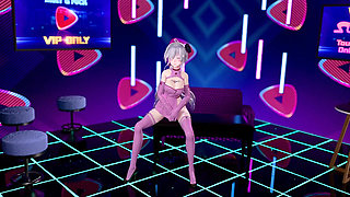 [mmd] Haku -i Will Be Yours Anal Plug Pussy Double Succubus Pattern Pink Erotic Fun Uniform