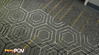 Older Maintenance Man Creampies Blonde Hotel Guest With Big Natural Tits - POV Doggystyle & Cowgirl