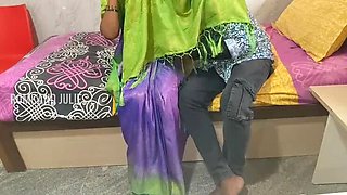 Indian Step Mom Blowjob and Doggy Style with Teen Son in Front of Step Dad - Homemade HD
