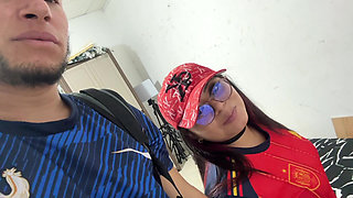 Delicious anal sex with a beautiful college student who was hanging around outside a state bridge.