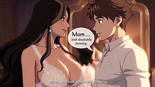 Stepmom's Secret Wedding Night Moment with stepson