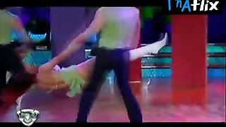 Adabel Guerrero Jugs Vignette in Bailando Por Un Sueno Argentina