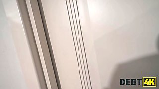 Debt4k. real russian escort was punished in anal and cunt after blowing in her room and having a debt