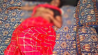 Indian Bhabhi Fucks with Husband and Stepbrother