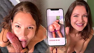 My Stepsister Teaches Me How to Fuck and Takes My Virginity  Cheating on Her B