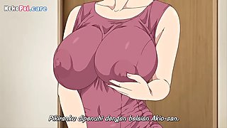 Anime milf gets pregnant and cheats on her husband in sexy hentai storyline