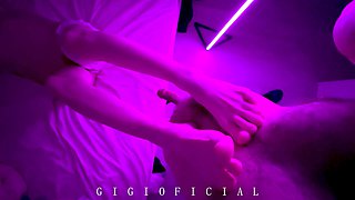 Adorable girl Gigioficial arrives in Canada to lose her virginity by displaying herself for a random guy