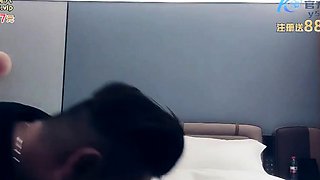 Japanese teen in white cotton panties masturbates