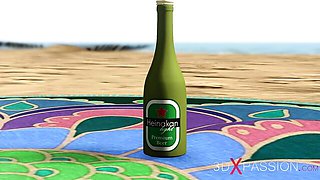 Cheerful girl's big cock porn