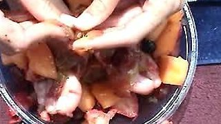 Amateur Foot Fetish Girlfriend Sucks and gives a Footjob