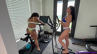 Muscle Mommies Fuck Each Other for Cardio