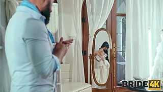 Horny bride Neeo has some hot sex with her personal tailor