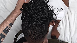 Closeups, POV - Interracial Taboo Sex, Stepdad and Ebony Stepdaughter