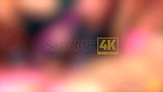 Shame4k. humiliation by making him use his facehole differently