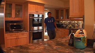 Double Stuffed Blonde Begs for Dripping Creampie Loads