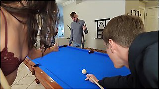 Strip Pool Turns Into Losers Getting Fucked Hard & Rough - Bi Foursome - Lucy Mochi