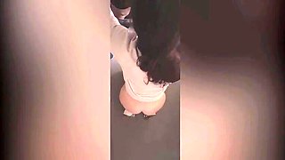 Coworkers Use Empty Office on Holiday – Standing Boink by the Kitchen Door Finishes with Jism on Her Face