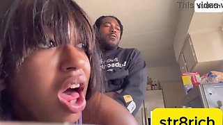Fiji gets her tight ass and wet pussy fucked hard by Rich BBC - deep throat blowjob and doggystyle
