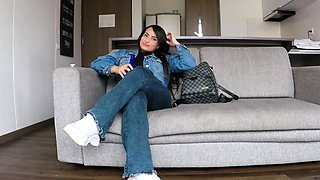 This CURVY LATINA took my cock DEEP