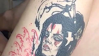 I fuck my boyfriend's ass with a big double dildo