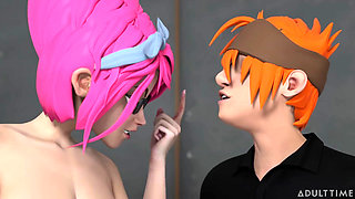 Hentai sex college episode 2 - big titty hentai milf begs for student's cum in front of the whole class!