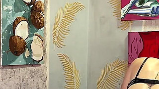 Stepsister Takes Control Aggressive Dry Hump & Throat Squeeze Orgasm