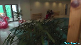 Martin Gun Risks Passion by a Public Poolside