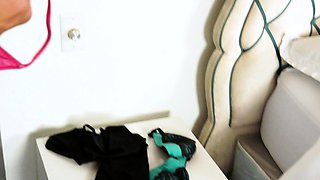 Amateur brunette hardcore pov style fucking