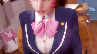 D.va By Day and Night Overwatch