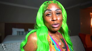 Ebony Queen Surrenders to Intense Homemade Erotic Heat