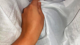 My Neighbor's Girlfriend Woke Me up Under the Blanket with Cunnilingus