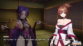 Ep9: Double Footjob with Manari and Yutaka - Half-demon Shinobi