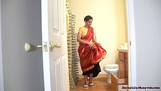 Tamil boss enjoys anal with his hot South Indian maid in POV