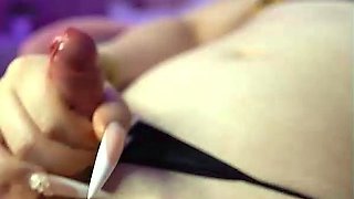 Jerking off shemale tranny solo play