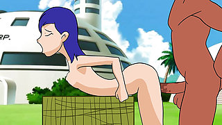 Bulma with Vegueta, Dragon Ball Z