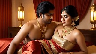 Indian Family Taboo: Jeth Teaches Characterless Bahu Hardcore Anal Sex in Hindi