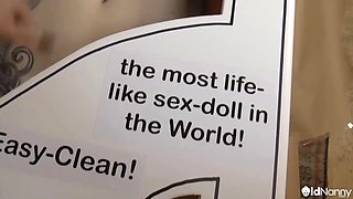 Mature Chubby Lacey Starr and Zara Du Rose Doll - OLDNANNY