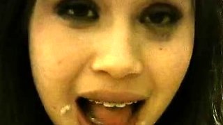 Real amateur college coed teens blowjob cumshot