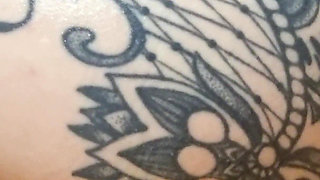 Tattooed & Pierced Girl Fists Her Arsehole & Attempts Two Dildo Dap Solo