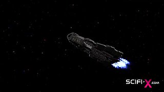 Glorious nymphet's standing fuck scene