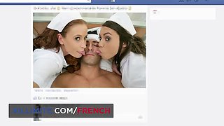 Nurse Tiffany Doll and Minnie Manga Anal Threesome in Hospital Uniform HD