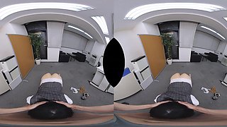 Charming Japanese coquette incredible VR scene