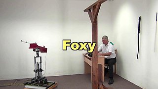 Foxy2 Spanking Machine - Bare Back Whipping