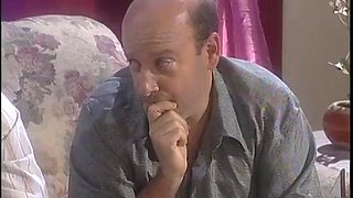 Fabulous babe with big tits gets fucked in her both holes