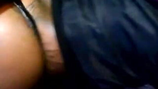 Big booty ebony gets fucked in her sneakers