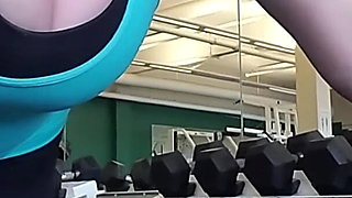 Do You Like Being Able to Creep Down My Cleavage as I Workout?