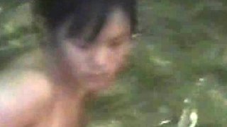 Amateur Asian whore banged on cam