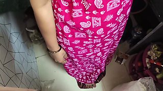 The Owner Lifted Tha Saree In Tha Kitchen To Tha Maid