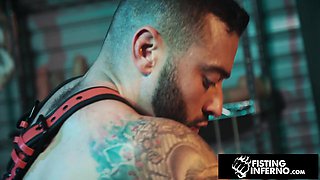 Drew Valentino's Muscly BDSM Fisting Ignites Wild Hairy Passion